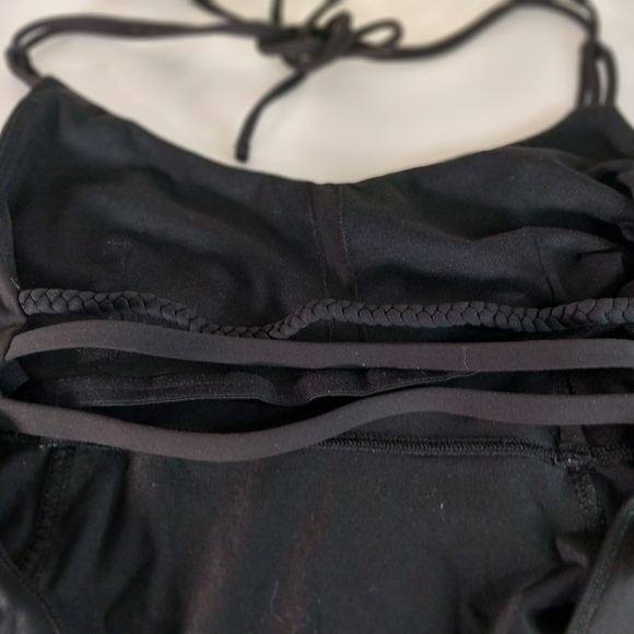 Lululemon Black Halter Top Size 8 - Picture 6 of 9